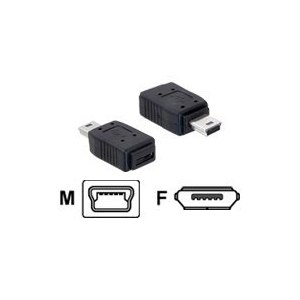 Delock USB-Adapter - Mini-USB, Typ B (M) zu Micro-USB Typ B (W)