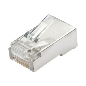 Lindy Netzwerkanschluss - RJ-45 (M) - STP - CAT 5e - durchsichtig - (Anzahl pro Packung: 10)