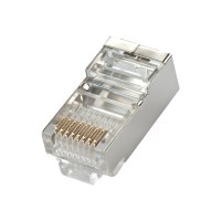 Lindy Netzwerkanschluss - RJ-45 (M) - STP - CAT 5e - durchsichtig - (Anzahl pro Packung: 10)