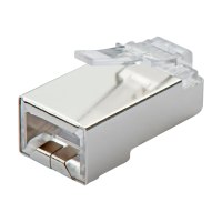 Lindy Netzwerkanschluss - RJ-45 (M) - STP - CAT 5e - durchsichtig - (Anzahl pro Packung: 10)