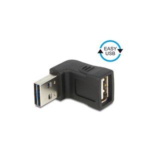 Delock USB-Adapter - USB (W) zu USB (M) - 90° Stecker