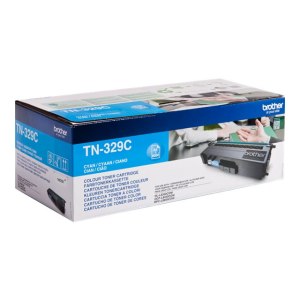 Brother TN329C - Cyan - original - toner cartridge