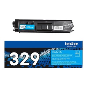 Brother TN329C - Ciano - originale - cartuccia toner