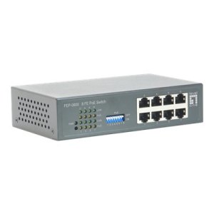 LevelOne FEP-0800 - Switch - unmanaged - 8 x 10/100 (PoE)