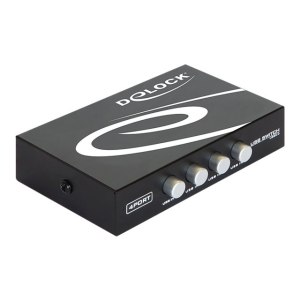 DeLock Switch USB 2.0 4 port manual - USB-Umschalter...