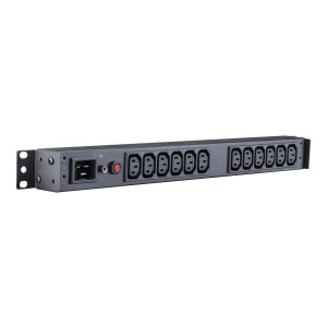 CyberPower Basic Series PDU20BHVIEC12R - Stromverteilungseinheit (Rack - einbaufähig) - AC 200/230 V - Eingabe, Eingang IEC 60320 C20 - Ausgangsanschlüsse: 12 (power IEC 60320 C13) - 1U