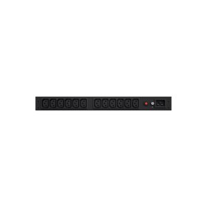 CyberPower Basic Series PDU20BHVIEC12R - Stromverteilungseinheit (Rack - einbaufähig) - AC 200/230 V - Eingabe, Eingang IEC 60320 C20 - Ausgangsanschlüsse: 12 (power IEC 60320 C13) - 1U