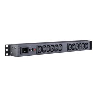 CyberPower Basic Series PDU20BHVIEC12R - Stromverteilungseinheit (Rack - einbaufähig) - AC 200/230 V - Eingabe, Eingang IEC 60320 C20 - Ausgangsanschlüsse: 12 (power IEC 60320 C13) - 1U