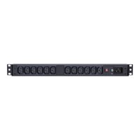 CyberPower Basic Series PDU20BHVIEC12R - Stromverteilungseinheit (Rack - einbaufähig) - AC 200/230 V - Eingabe, Eingang IEC 60320 C20 - Ausgangsanschlüsse: 12 (power IEC 60320 C13) - 1U