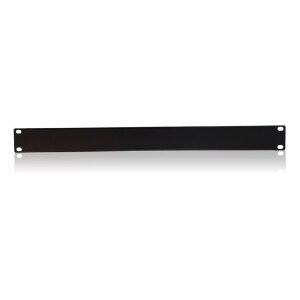 LogiLink - Rack - empty console - black, RAL 9005 - 1U -...