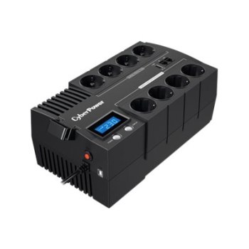 CyberPower BRICs II BR700ELCD - USV - Wechselstrom 230 V - 420 Watt - 700 VA 7 Ah - USB - Ausgangsanschlüsse: 8