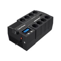 CyberPower BRICs II BR700ELCD - USV - Wechselstrom 230 V - 420 Watt - 700 VA 7 Ah - USB - Ausgangsanschlüsse: 8