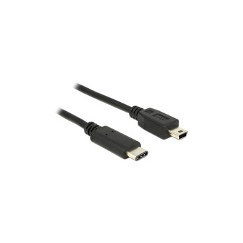 Delock USB-Kabel - 24 pin USB-C (M) zu mini-USB Typ B (M)