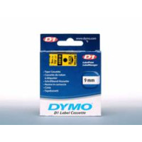 Dymo D1 - Polyester - selbstklebend - Schwarz auf Gelb - Rolle (0,9 cm x 7 m)