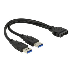 Delock USB-Kabel intern auf extern - 19-poliger USB 3.0...