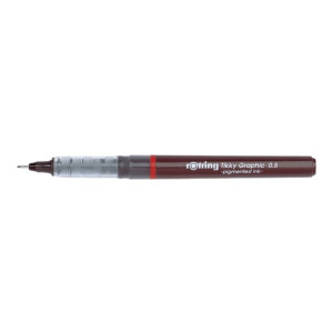 Rotring Tikky Graphic - Filzstift - Schwarz - Pigmenttinte - 0.5 mm