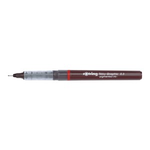 Rotring Tikky Graphic - fineliner - black - pigment ink -...