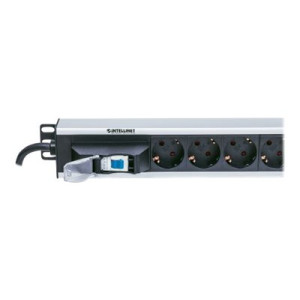 Intellinet Vertical Rackmount 12-Way Power Strip - German...