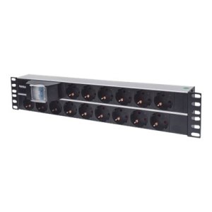 Intellinet 19" 15-fold power strip, protective...