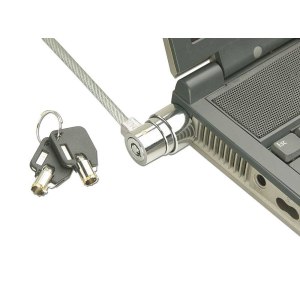 Lindy Notebook Security Cable, Barrel Key Lock