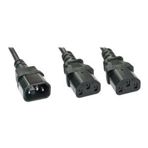 Lindy Netz-Splitter - IEC 60320 C14 bis IEC 60320 C13