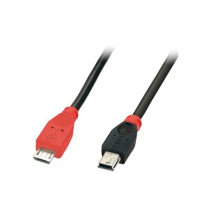 Lindy USB-Kabel - Mini-USB, Typ B (M) zu Micro-USB Typ B (M)