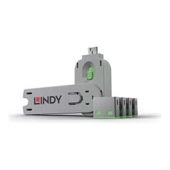 Lindy USB Port Blocker - Blocco porta USB - verde