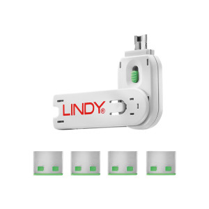 Lindy USB Port Blocker - Blocco porta USB - verde