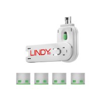 Lindy USB Port Blocker - USB-Portblocker - grün