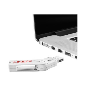 Lindy USB Port Blocker - Blocco porta USB - bianco