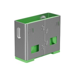 Lindy USB Port Blocker - USB port blocker - green (pack of 10)