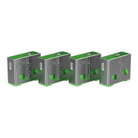 Lindy USB Port Blocker - USB-Portblocker - grün (Packung mit 10)
