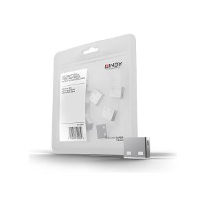 Lindy USB Port Blocker - Blocco porta USB - bianco...