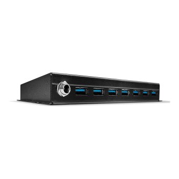 Lindy 7 Port Industrial USB 3.0 Hub - Hub - 7 x SuperSpeed USB 3.0