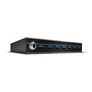 Lindy 7 Port Industrial USB 3.0 Hub - Hub - 7 x...