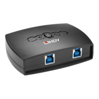 Lindy 2 Port USB 3.0 Switch - USB-Umschalter für die gemeinsame Nutzung von Peripheriegeräten