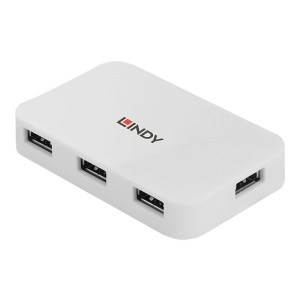 Lindy Hub USB 3.0 a 4 porte Basic - Hub - 4 x SuperSpeed USB 3.0