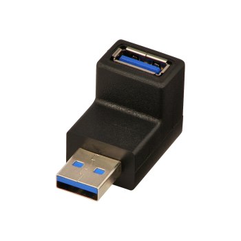 Lindy USB 3.0 Adapter Typ A 90° nach unten - USB-Adapter - USB Type B (W)