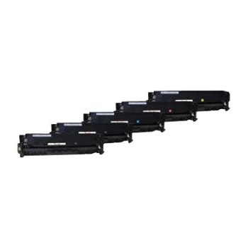 Peach Combi-Pack PLUS - 5-pack - black, yellow, cyan, magenta - compatible - remanufactured - toner cartridge (alternative to: HP 305A)