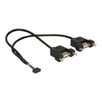 Cavo USB interno-esterno Delock - Connettore USB a 10 pin (W)