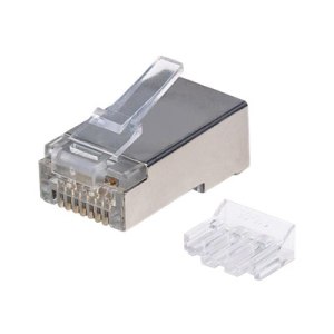 Intellinet 90er-Pack Cat6A RJ45-Modularstecker, STP,...