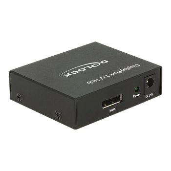 Splitter video/audio Delock - 2 x DisplayPort