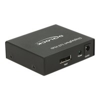 Delock Video-/Audio-Splitter - 2 x DisplayPort