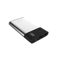 TERRATEC P80 Slim - Powerbank - 8000 mAh - 2.4 A - 2 Ausgabeanschlussstellen (USB)