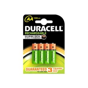 Duracell Rechargeable - Batteria 4 x tipo AA - NiMH -...