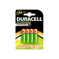 Duracell Rechargeable - Batterie 4 x AA-Typ - NiMH - (wiederaufladbar) - 1300 mAh