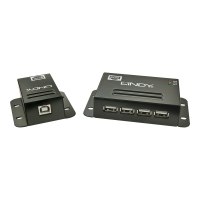 Lindy USB 2.0 4-Port CAT.5/6 Extender with Power Over CAT.5/6