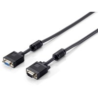 Equip 118804 - 10 m - VGA (D-Sub) - VGA (D-Sub) - Männlich - Weiblich - Schwarz