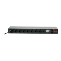 APC Switched Rack PDU AP7920B - Steckdosenleiste - Wechselstrom 200/208/230 V - 2300 VA - Ethernet - Eingabe, Eingang IEC 60320 C14 - Ausgangsanschlüsse: 8 (IEC 60320 C13)