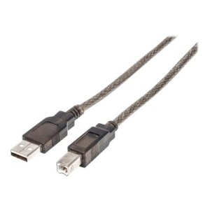 Manhattan USB-A to USB-B Cable, 15m, Male to Male,...